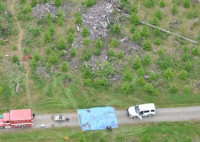 Where Patrick and Monique’s bodies were recovered.